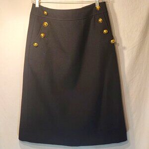 LOFT | Womens Pencil Skirt Size 6 - Black